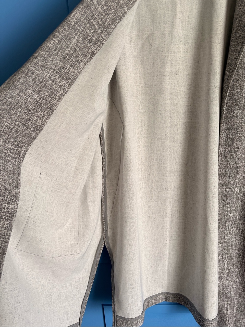 Alfani Gray Speckled Heathered Vest - Size XXL - Picture 4 of 6